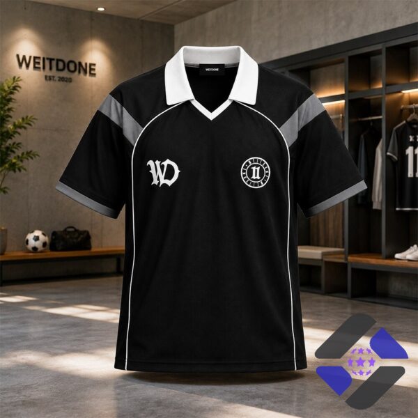 We11done Ramuntae Foxborough Football Jersey - close-up of chest logos