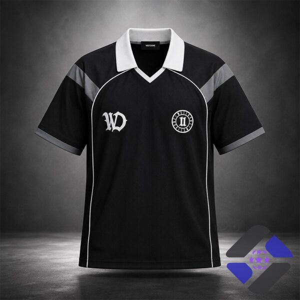 We11done Ramuntae Foxborough Football Jersey - detailed front shot