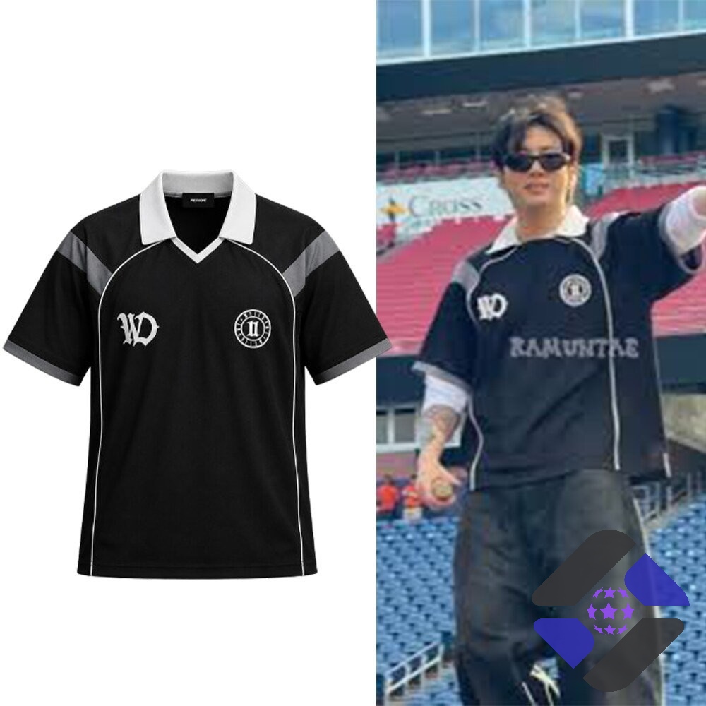 We11done Ramuntae Foxborough Football Jersey - front view