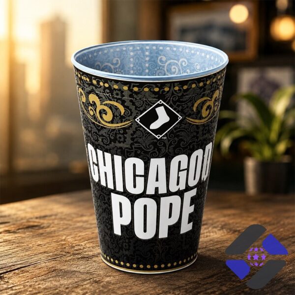 Chicago White Sox Pope Glass Cup Giveaway 2026 - top half with scoreboard in background