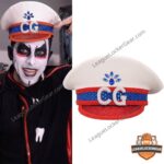 Danhausen & Chelsea Green Replica Cap - Danhausen wearing the cap next to a standalone view