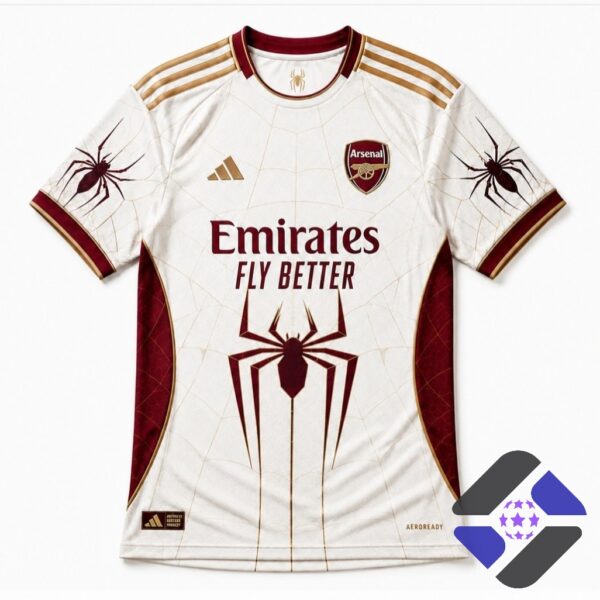 Arsenal Football Club Spider-Man Themed Football Jersey
