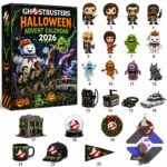 Ghostbusters Halloween Advent Calendar 2026 - front view of the collector box with characters
