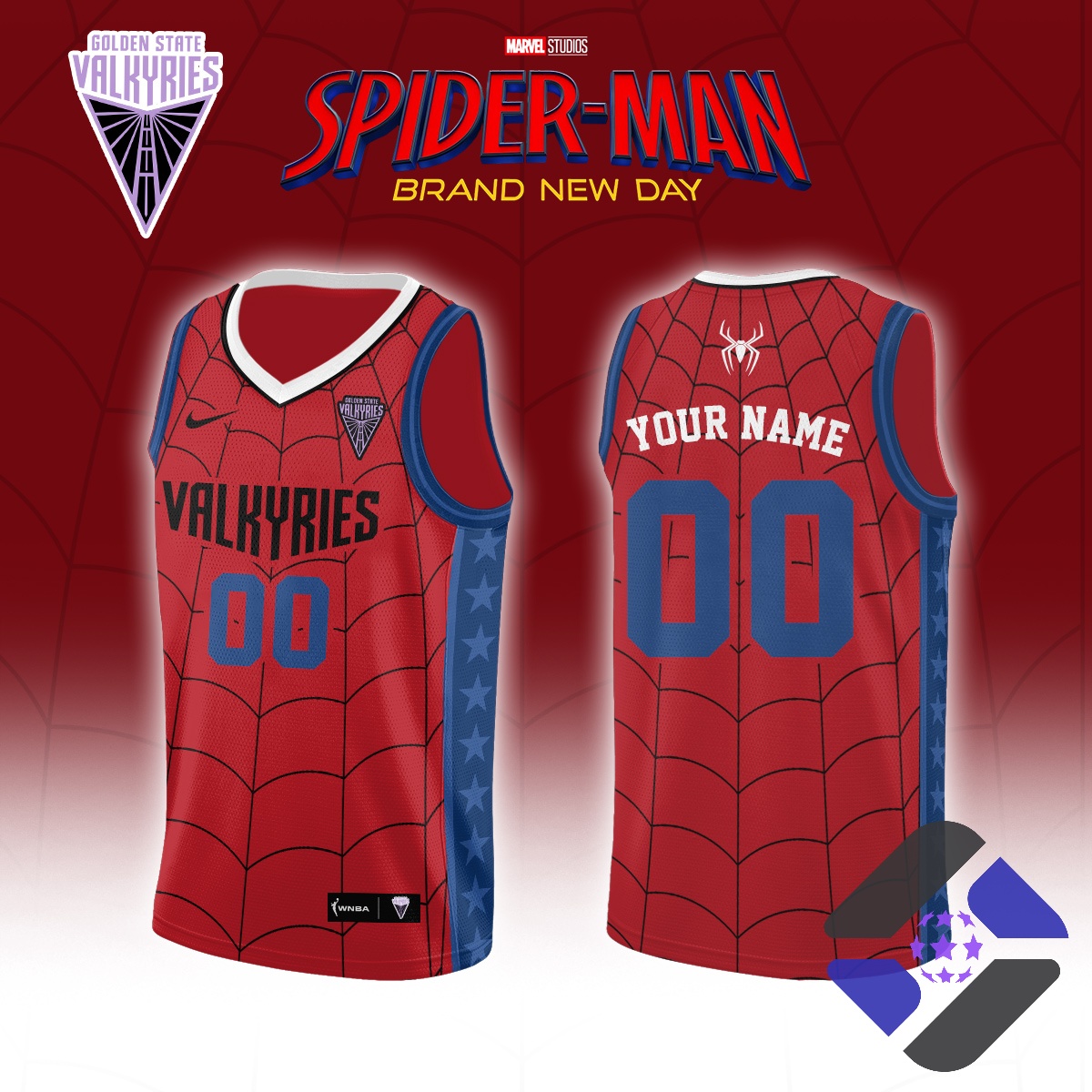 Spider-Man Brand New Day WNBA Basketball Jersey