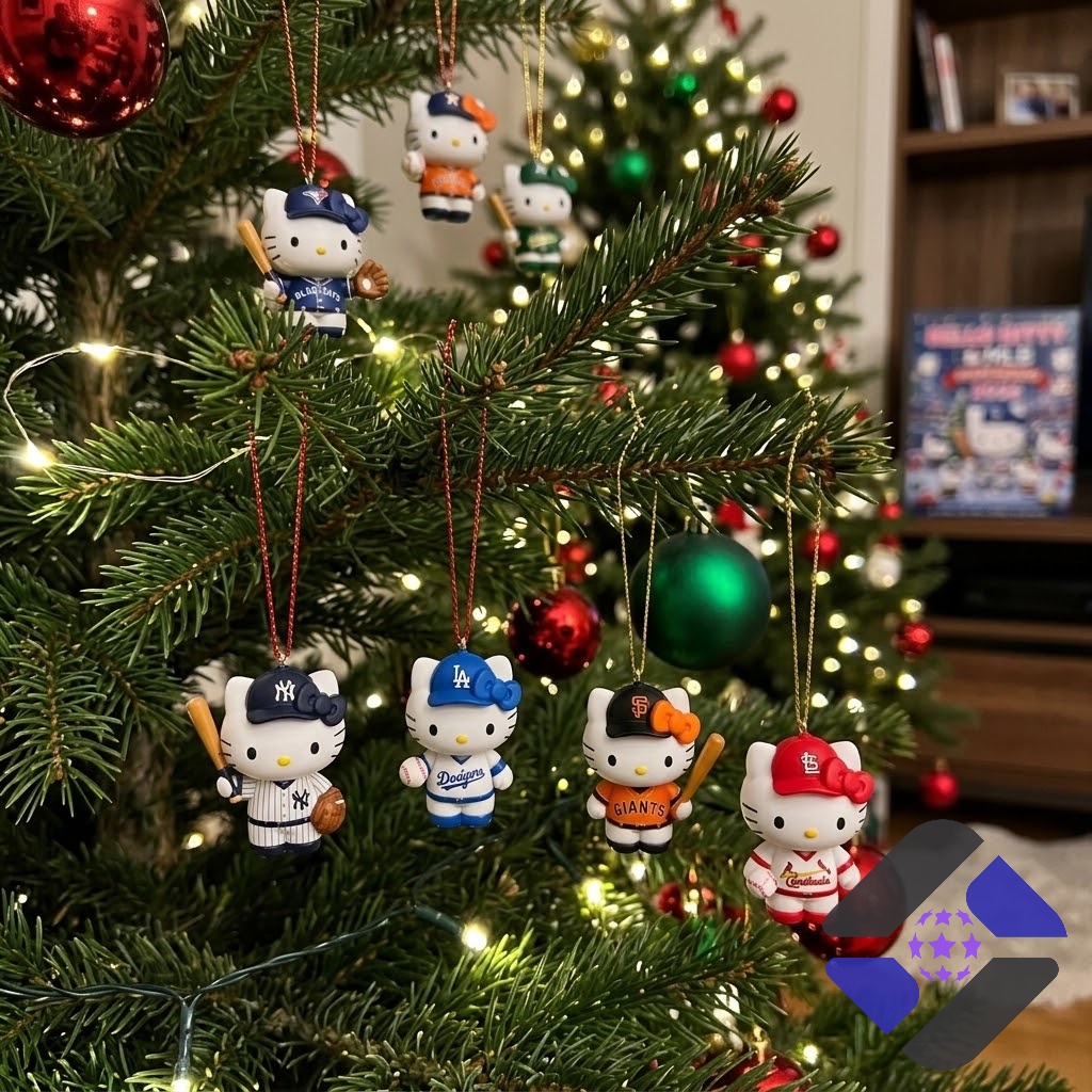Hello Kitty Major League Baseball Advent Calendar 2026 - middle row figures