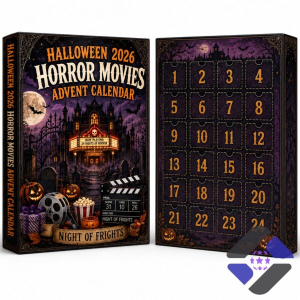 Horror Movies Halloween 2026 Advent Calendar - close up of various figures and collectibles