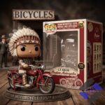 Indian Motorcycle 125th Anniversary Vintage Chief with Rider Collectible Vinyl Figure - figure and box in