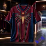 FC Barcelona Spider-Man Crossover Soccer Jersey