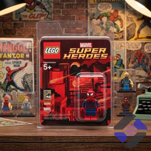 LEGO Marvel Spider-Man Super Heroes Comic Con 2013 Exclusive Minifigure Collector's Pack - full product view