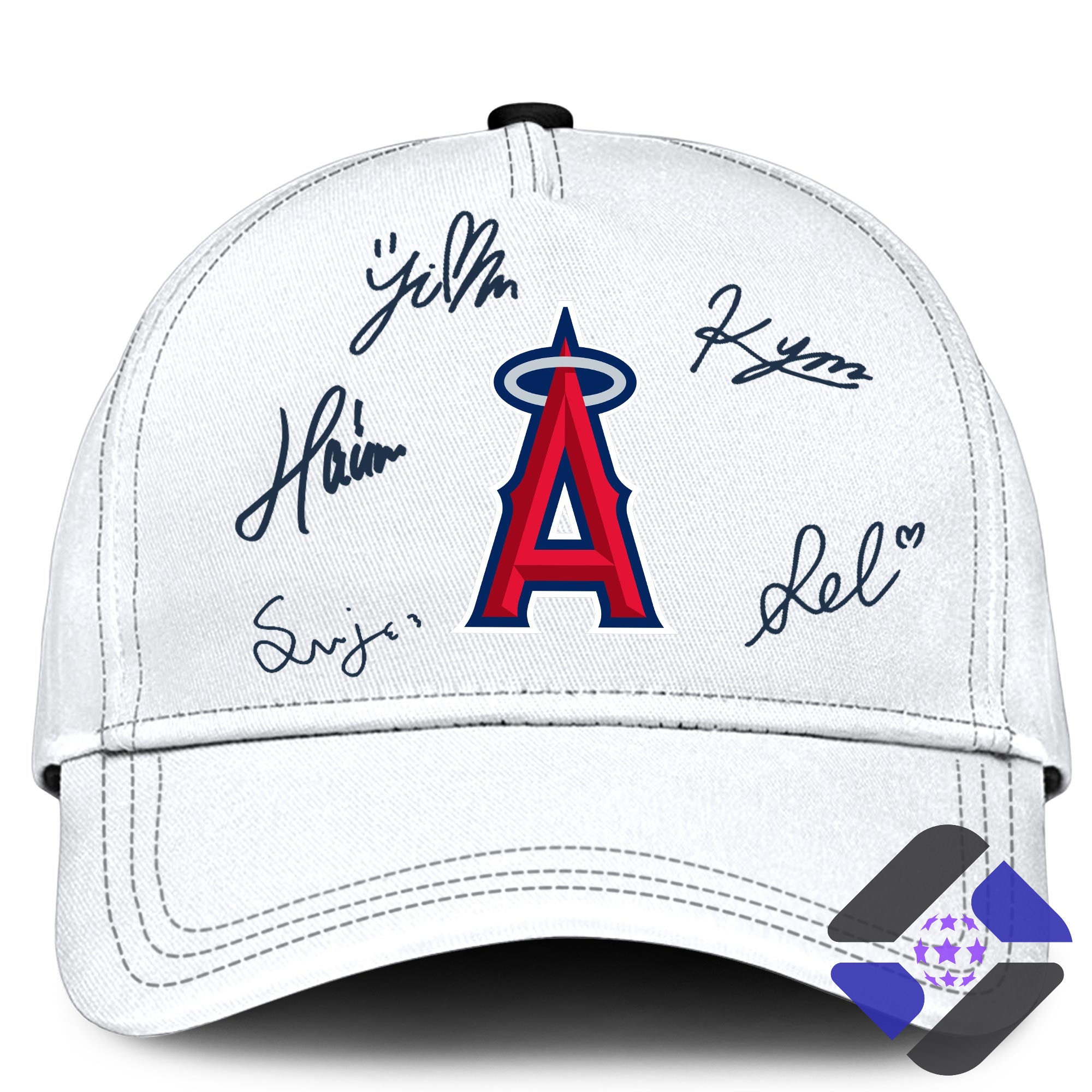 Los Angeles Angels Sui Limited Edition Baseball Jersey - close-up of fan's face