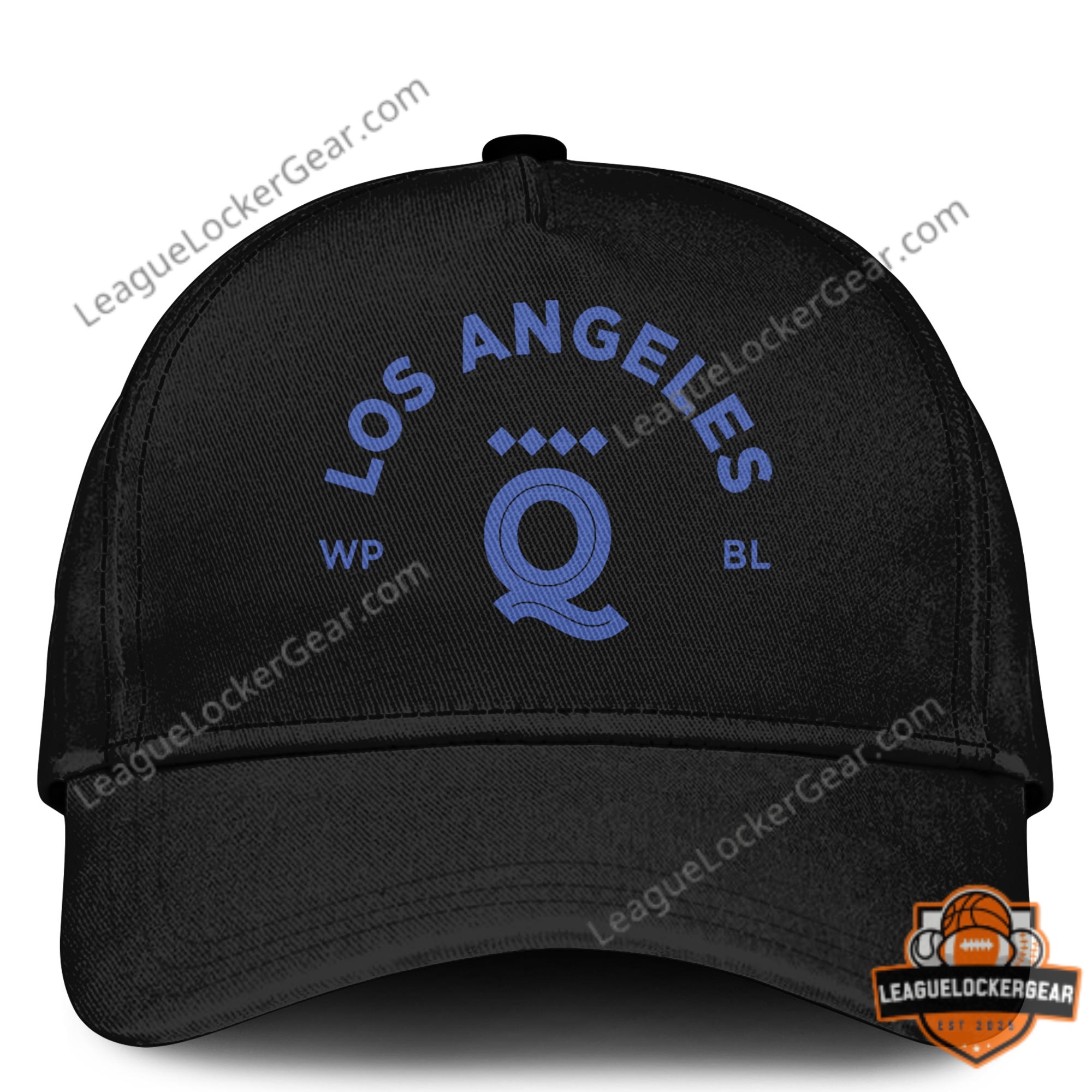 Los Angeles Queens Women's Pro Baseball League Team Logo Design T-Shirt - photo 2