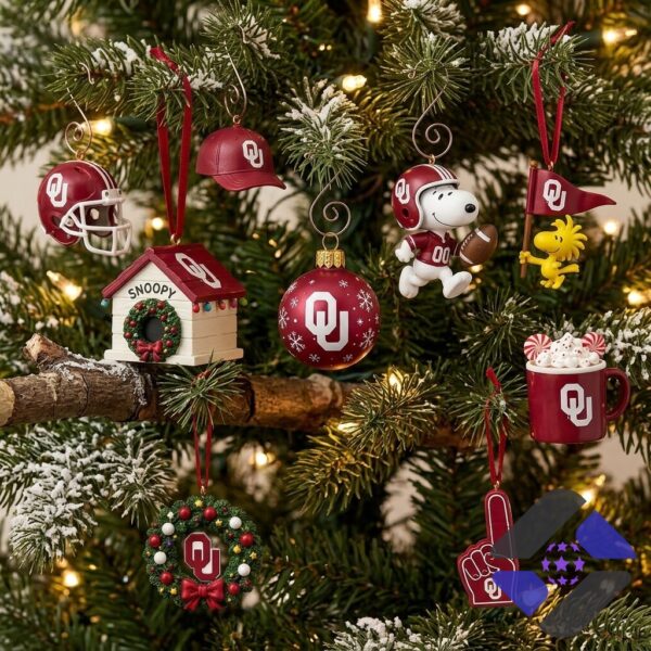 Oklahoma Sooners Advent Calendar 2026 - middle section with figures 5 through 16