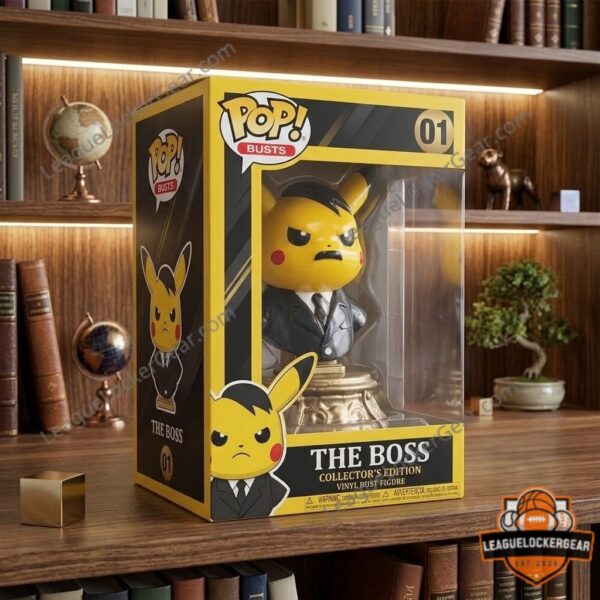 Pikachu Hitler Collector Edition bust figure base with collector's card