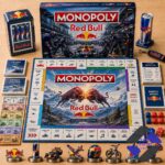 Red Bull Monopoly Monopoly Board Game with all game pieces and box