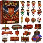 Spain National Football Team FIFA World Cup 2026 Champion Advent Calendar - full product display