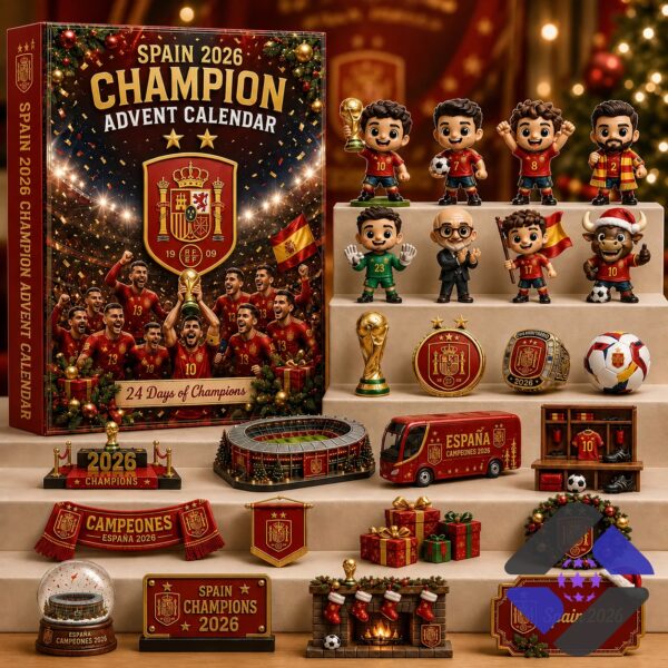 Spain National Football Team FIFA World Cup 2026 Champion Advent Calendar - photo 2