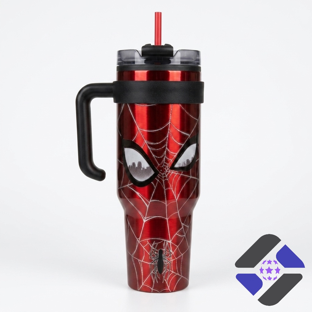 Spider-Man Brand New Day Tumbler with Handle - Front View