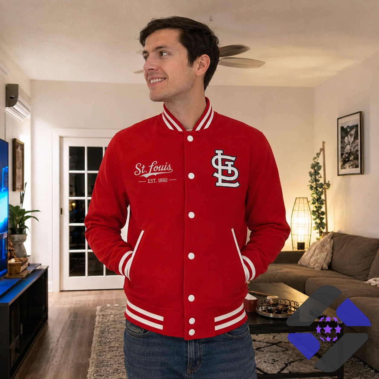 St. Louis Cardinals Established 1882 Baseball Jacket - photo 2