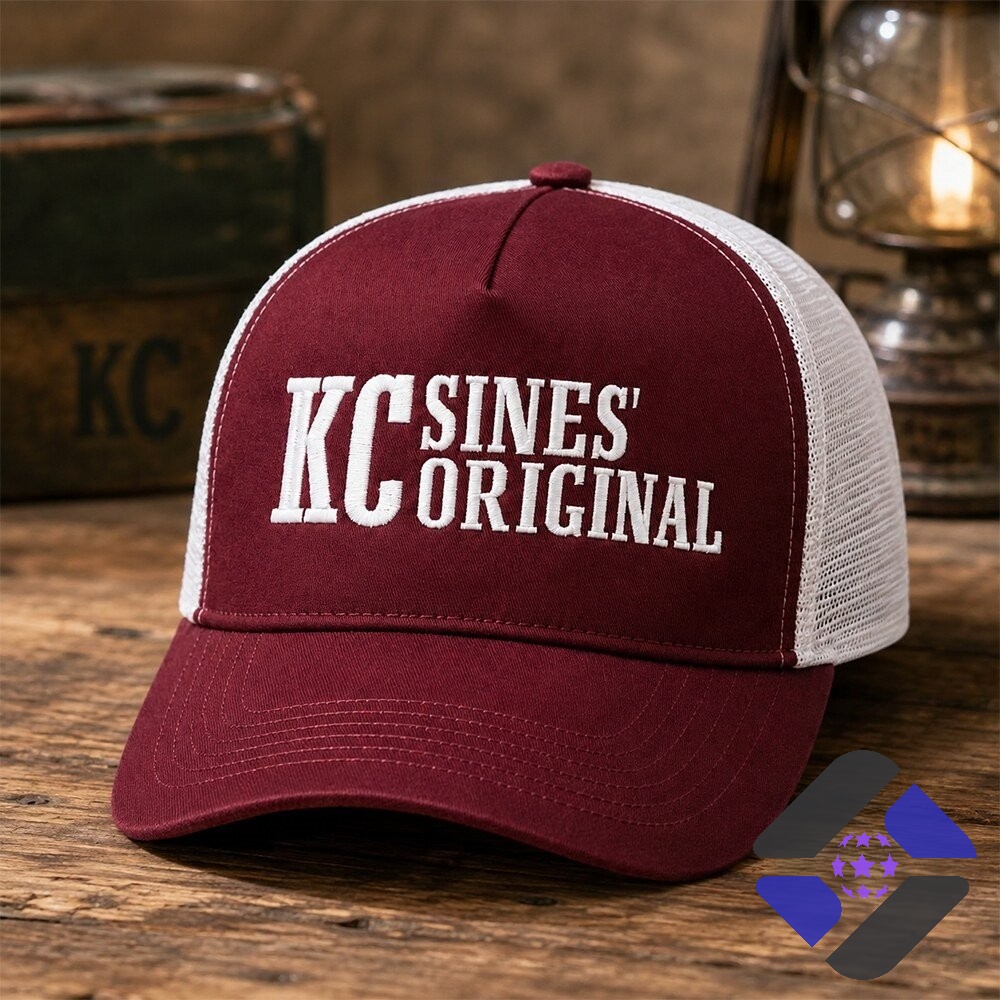 Ted Lasso Season 4 Coach Beard KC Sines Original Hat - close-up of cap's front with logo