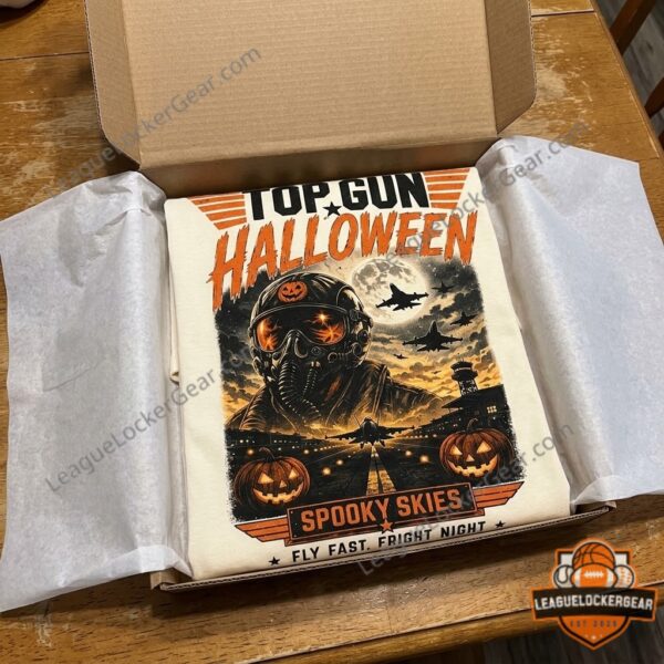 Top Gun Spooky Skies Halloween Night Mission T-Shirt - photo 2