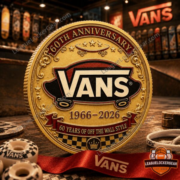 Vans 60th Anniversary 1966-2026 Off The Wall Style Gold Coin - photo 2