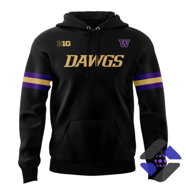 Washington Huskies Football Team Special 2026 Black Uniform Hoodie - photo 2