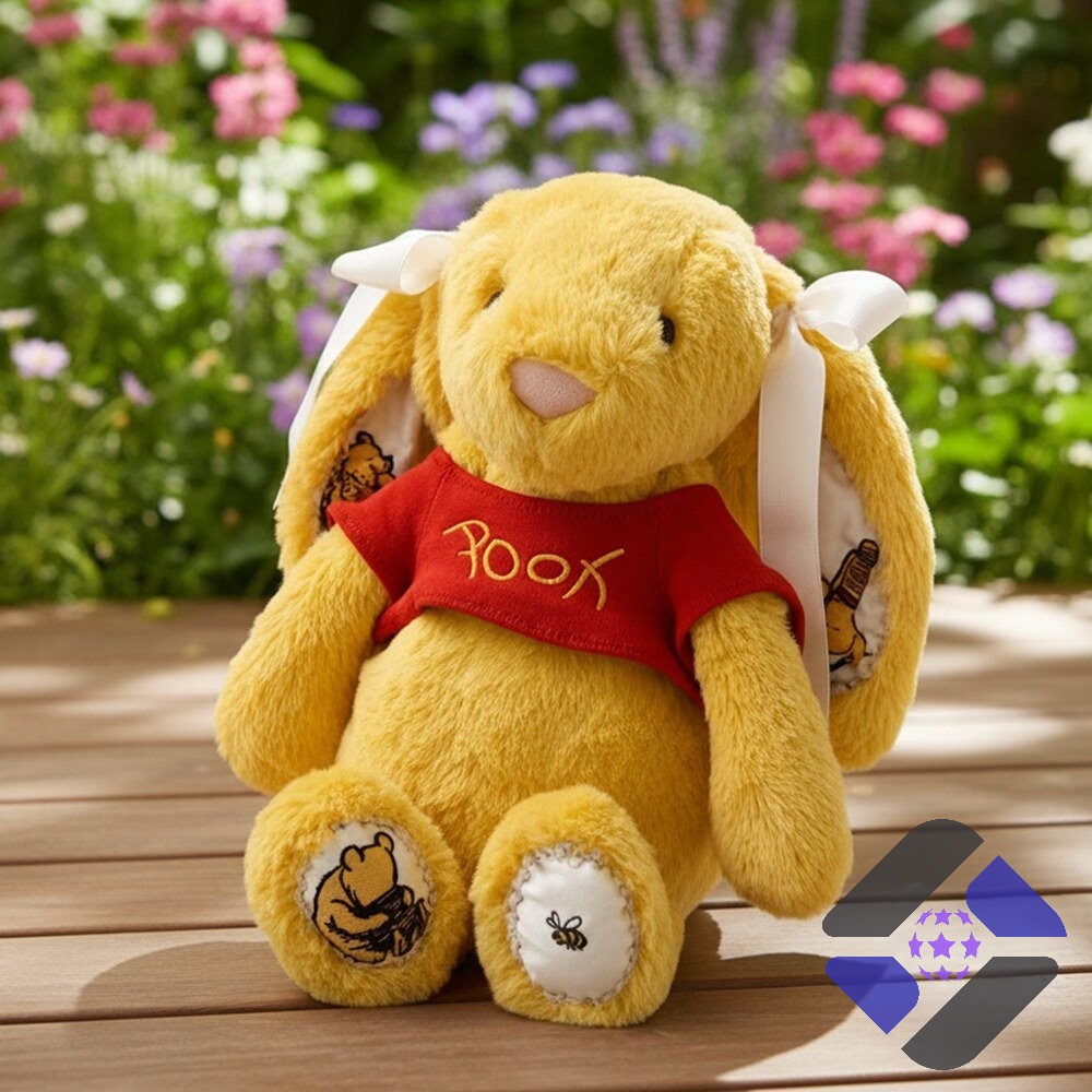 Winnie the Pooh Pooh Bear Embroidery Plush Toy - photo 2