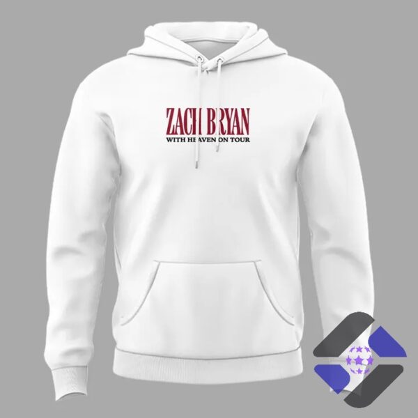 Zach Bryan With Heaven On Tour Salt Lake City Rice-Eccles Stadium August 7 2026 Hoodie - back graphic and